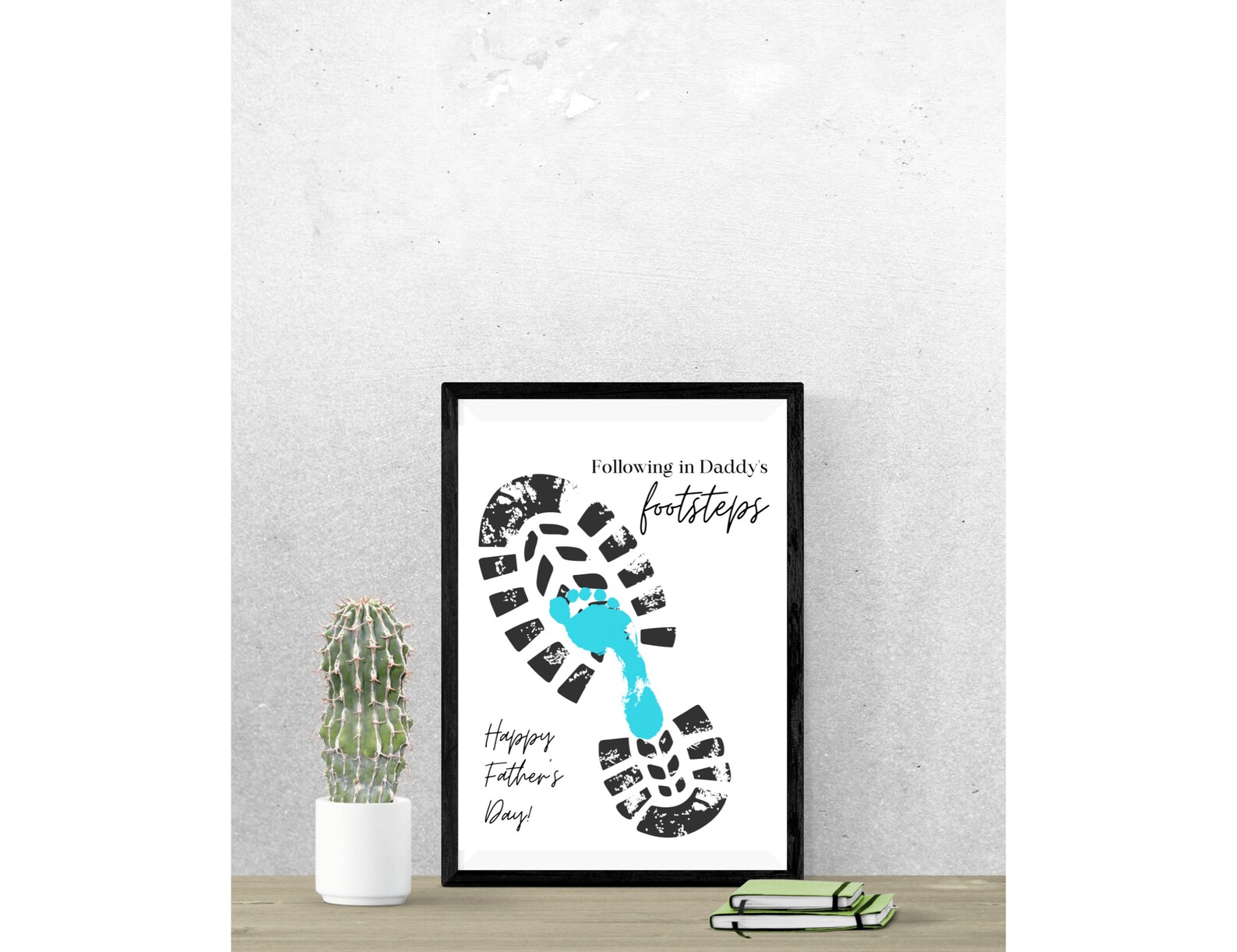 Father's Day Footprint Craft | Father's Day Printable | First Fathers ...