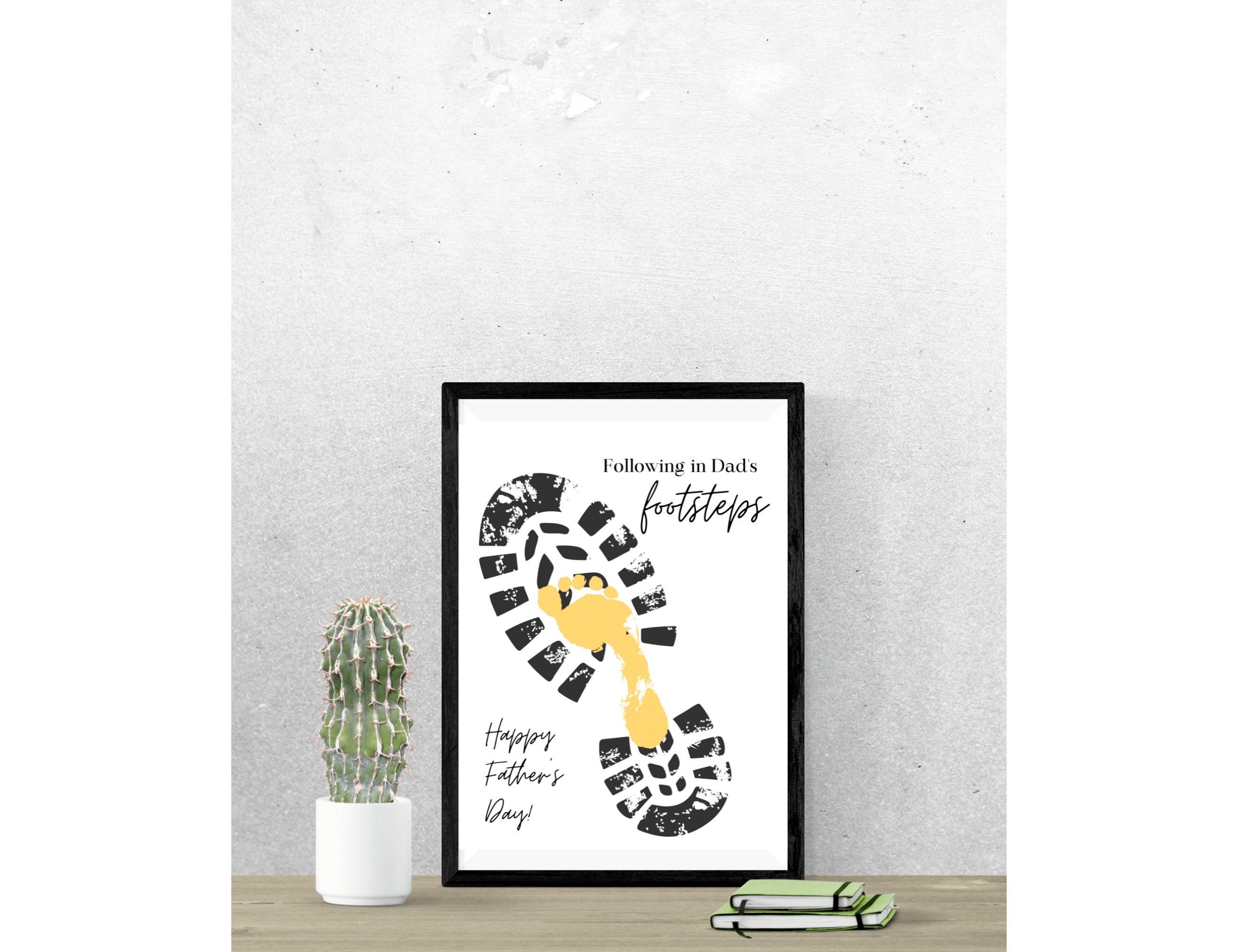 Father's Day Footprint Craft | Father's Day Printable | First Fathers ...