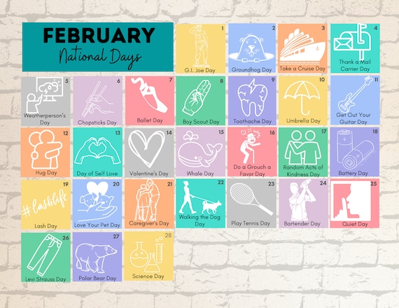Holidays And Special Days Of A Year National Days February 2021
