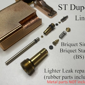 ST Dupont Line 1 Briquet Standard (BS) Refurbishing O-ring set Repair Seal Kit for Vintage lighter
