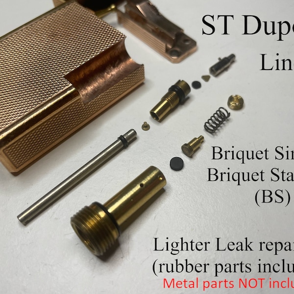 ST Dupont Line 1 Briquet Standard (BS) Jeu de joints toriques de remise à neuf Kit de joints de réparation pour briquet vintage