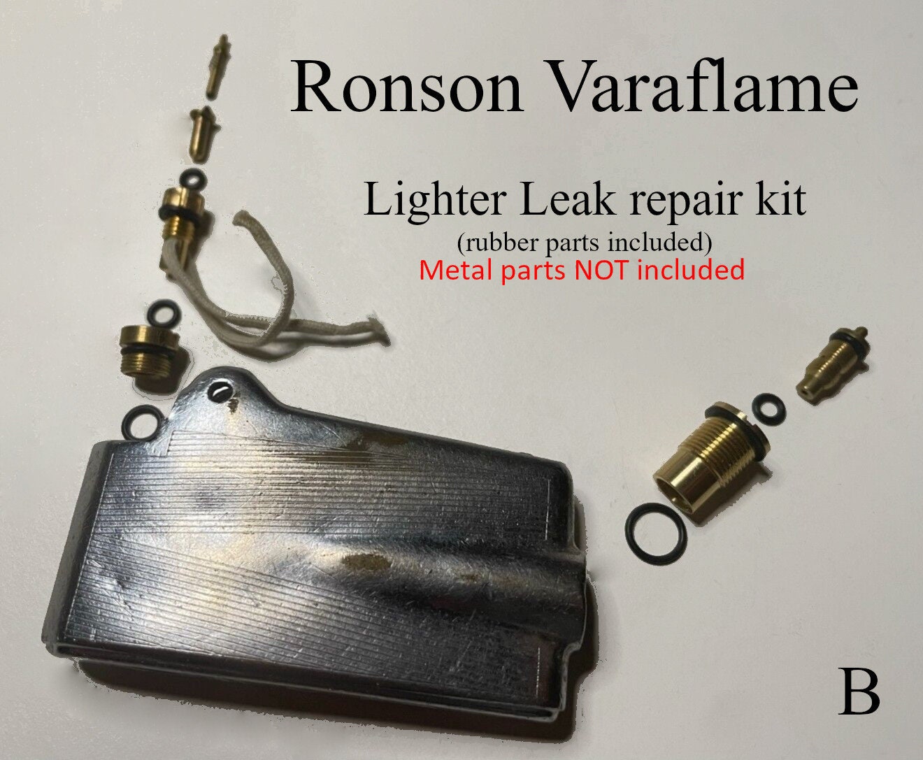 ronson vintage ライター 丸型 シルバー ブラウン