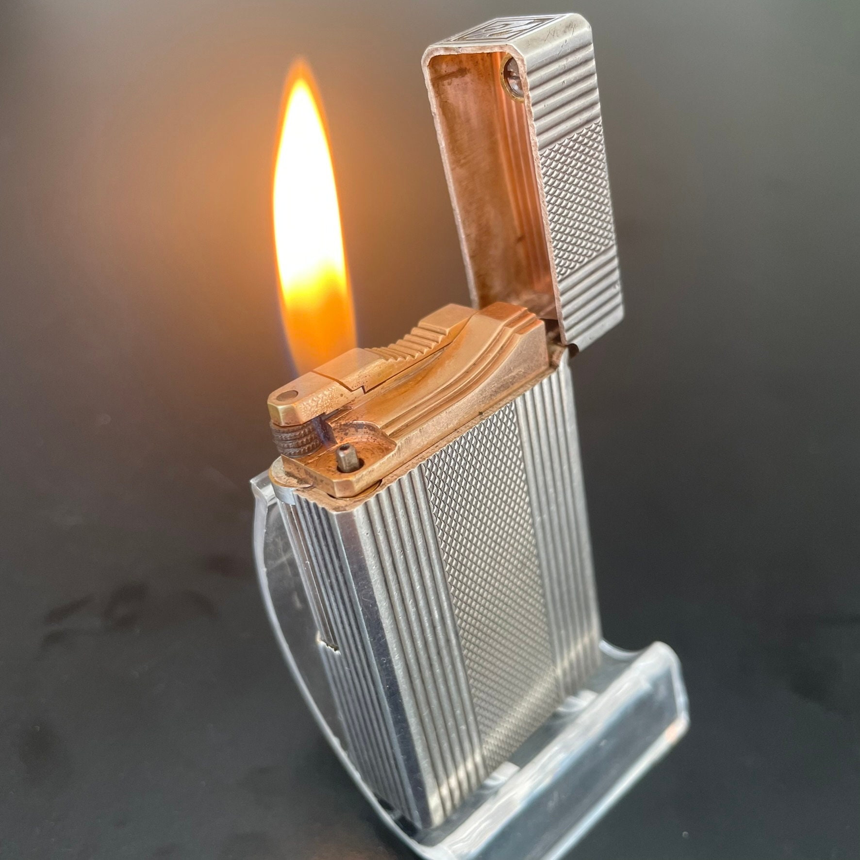 良品 S.T. Dupont デュポン シルバー リング スタッズ 64 メンズ 良品 S.T. Dupont デュポン シルバー リング スタッズ 64 メンズ