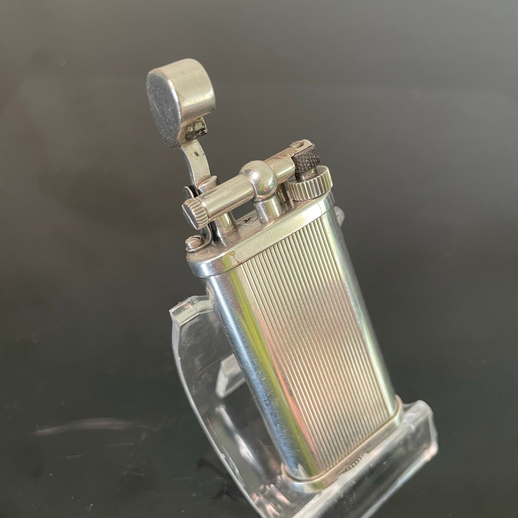 Dunhill Unique Lighter Silver With Classic Barley Pattern. Etsy Denmark