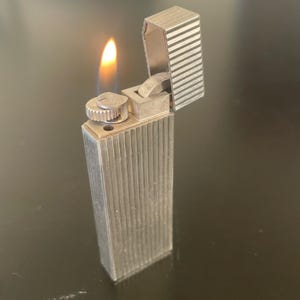 Cartier Feuerzeug, Sterling Silber Penta, 5-seitig, erneuert