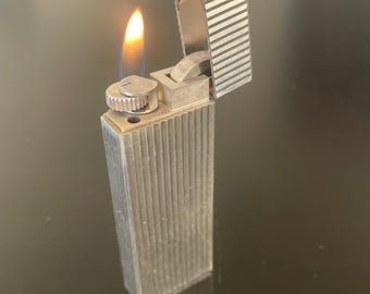 Cartier Lighter, Sterling Silver Penta, 5 Sided, Refurbished