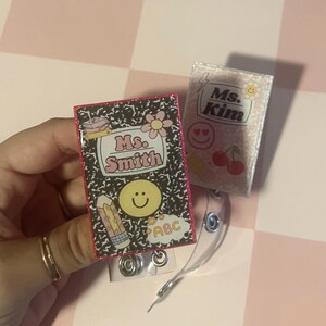Teacher badge reel, resin badge reel, nurse badge reel, CNA badge reel, custom badge reel, bead badge reel, nurse gift, teacher gift