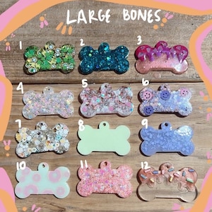resin dog tag, custom dog tag, personalized pet id, trendy pet tag, glitter pet id, pet gift, dog mom gift
