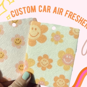 Cute car air freshener, trendy car air freshener, custom car air freshener, car accessories, car scent