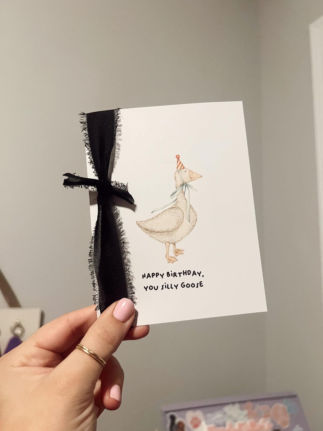 Happy Birthday You Silly Goose Card, Funny Birthday Card, Birthday Card ...