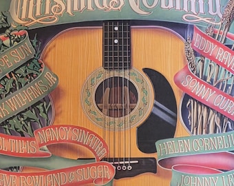 Christmas Country - 1981 Vintage Holiday Vinyl LP Record