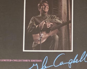 Glen Campbell: Edición limitada de coleccionista - Disco de vinilo vintage de 1970 - Libro de recuerdos