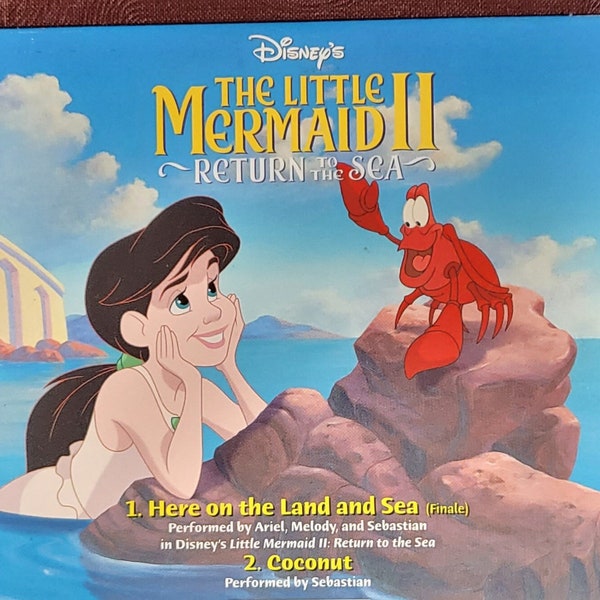 The Little Mermaid II: Return To The Sea - Vintage Children Kids CD - Walt Disney Records 03MS37200 - Near-Mint - RARE