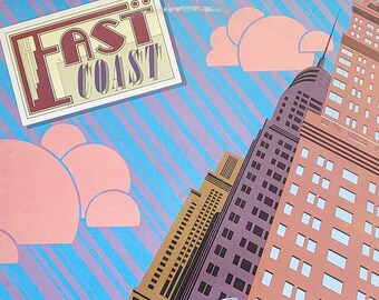 East Coast - 1979 Vintage Funk / Soul Disko Vinyl LP - RSO Acons