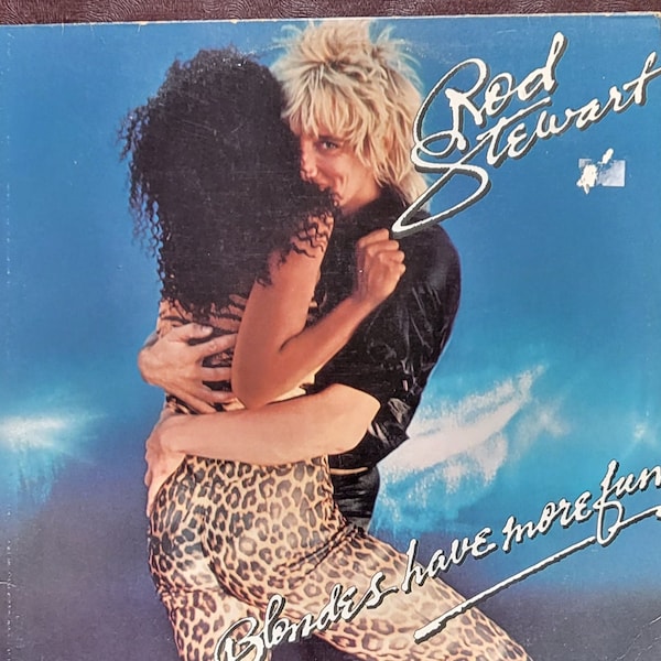 Rod Stewart : Blondes Have More Fun - 1978 Vintage Classic Rock Vinyl LP - Warner Bros Records BSK-3261