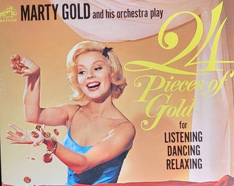 Marty Gold Orchestra - 24 Pieces Of Gold - 1962 Vintage Jazz Vinyl LP