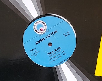 Jimmy Lifton : I'm A Man - 1986 Vintage Electronic Disco Dance Vinyl LP Album - Orphan Records OR-004