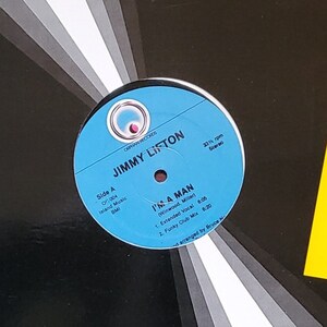 ジミー・リフトン - I&#39;m A Man ビニールLP - 1986 エレクトロニック・ディスコ - Orphan Records