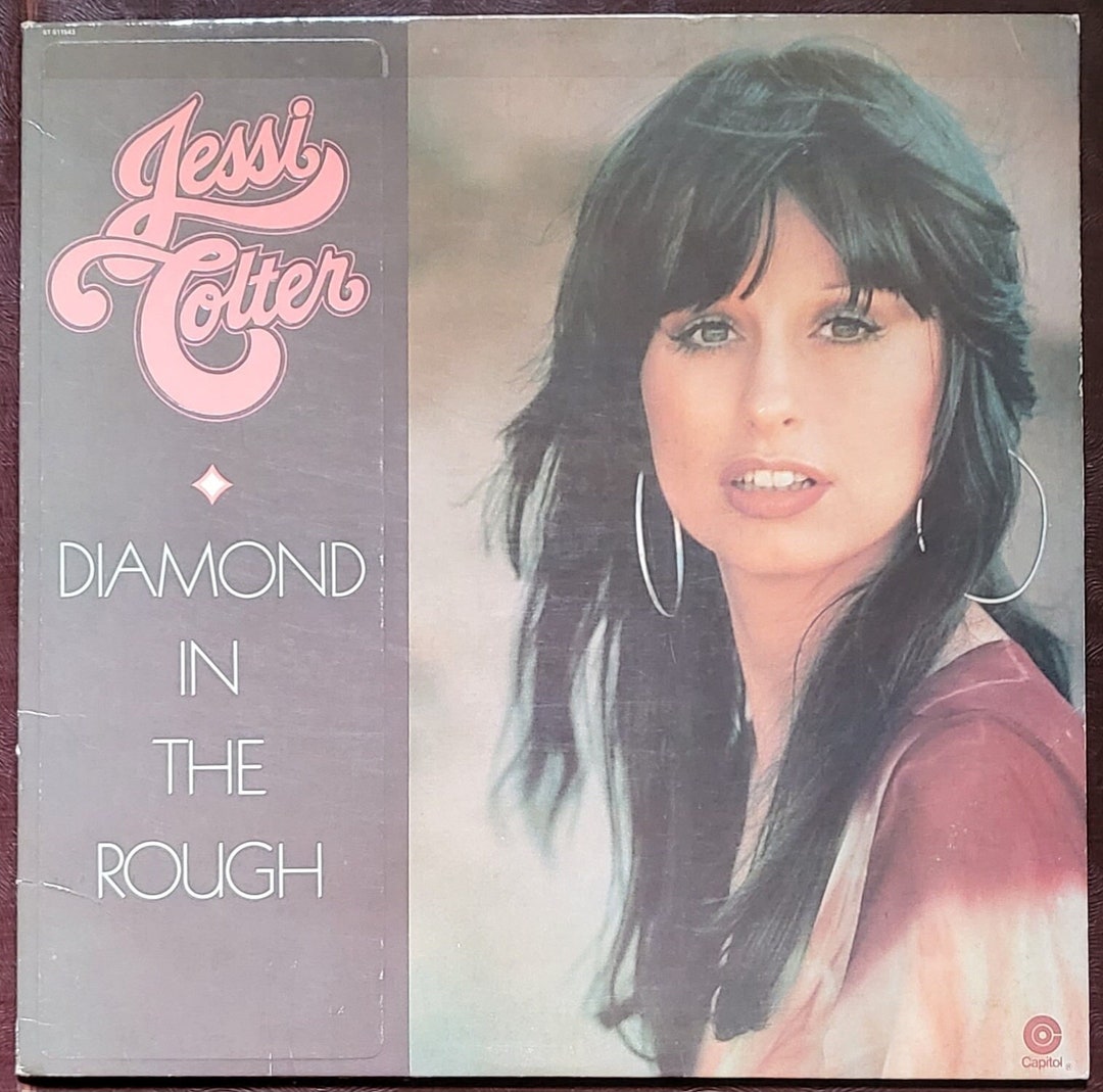 Jessi Colter - Diamond in the Rough - 1976 Vintage Country Folk Vinyl