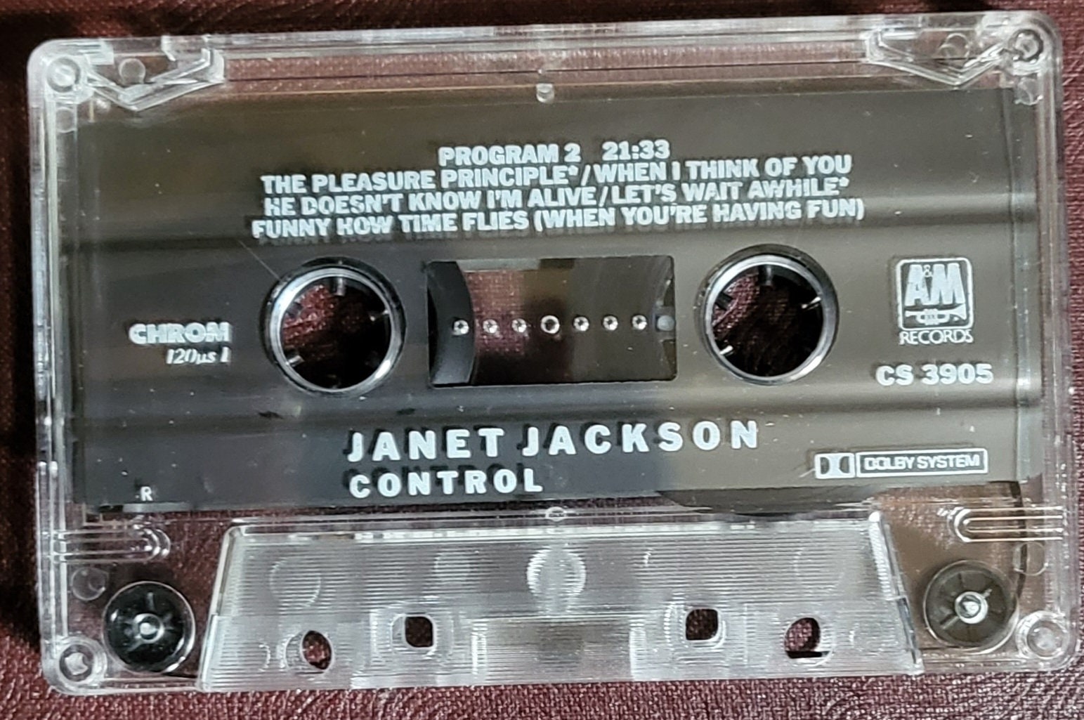 Janet Jackson – Control – Cassette (Indent, Album), 1986
