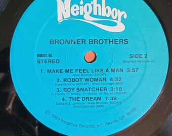 Bronner Brothers 1983 Vinyl LP: Electronic Funk Soul Album