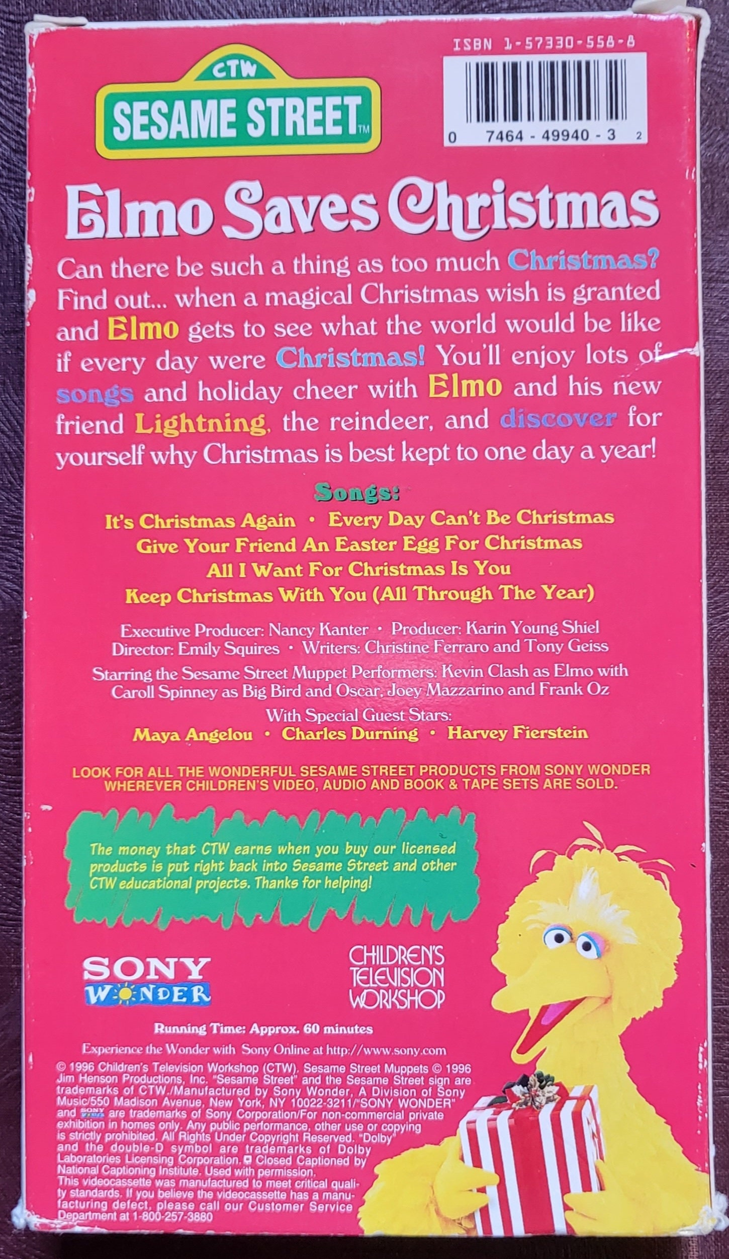 Opening to elmo saves christmas 1998 vhs