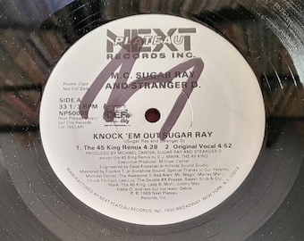 MC Sugar Ray - Knock 'em Out: 1989 Vintage Rap Vinyl LP - Etsy