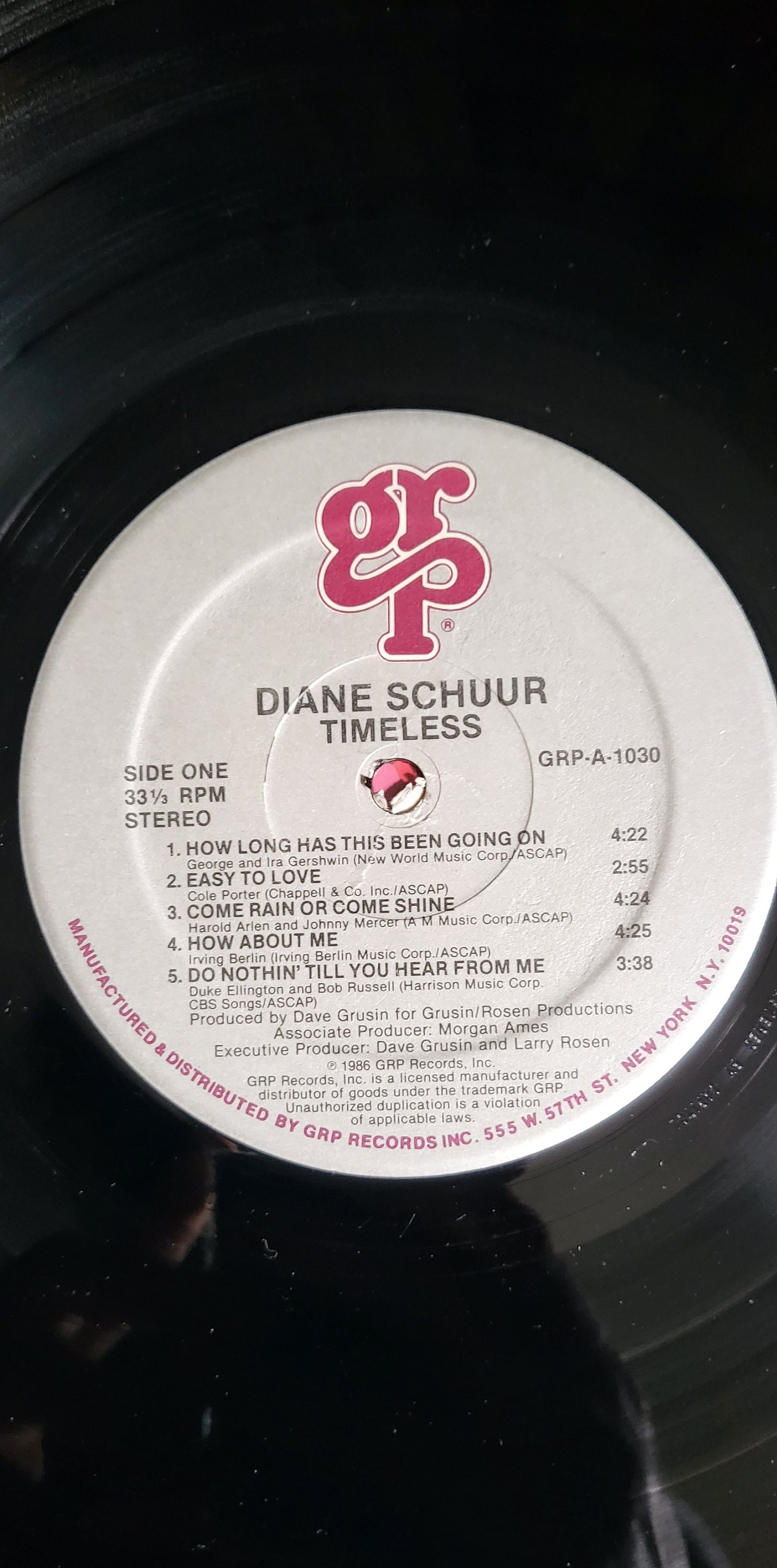 Diane Schuur - Timeless - 1986 Vintage Pop Jazz Vinyl LP