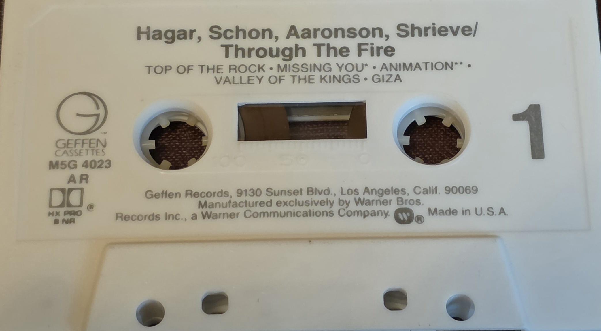HSAS : Through the Fire - 1984 Classic Rock Cassette Tape - Etsy