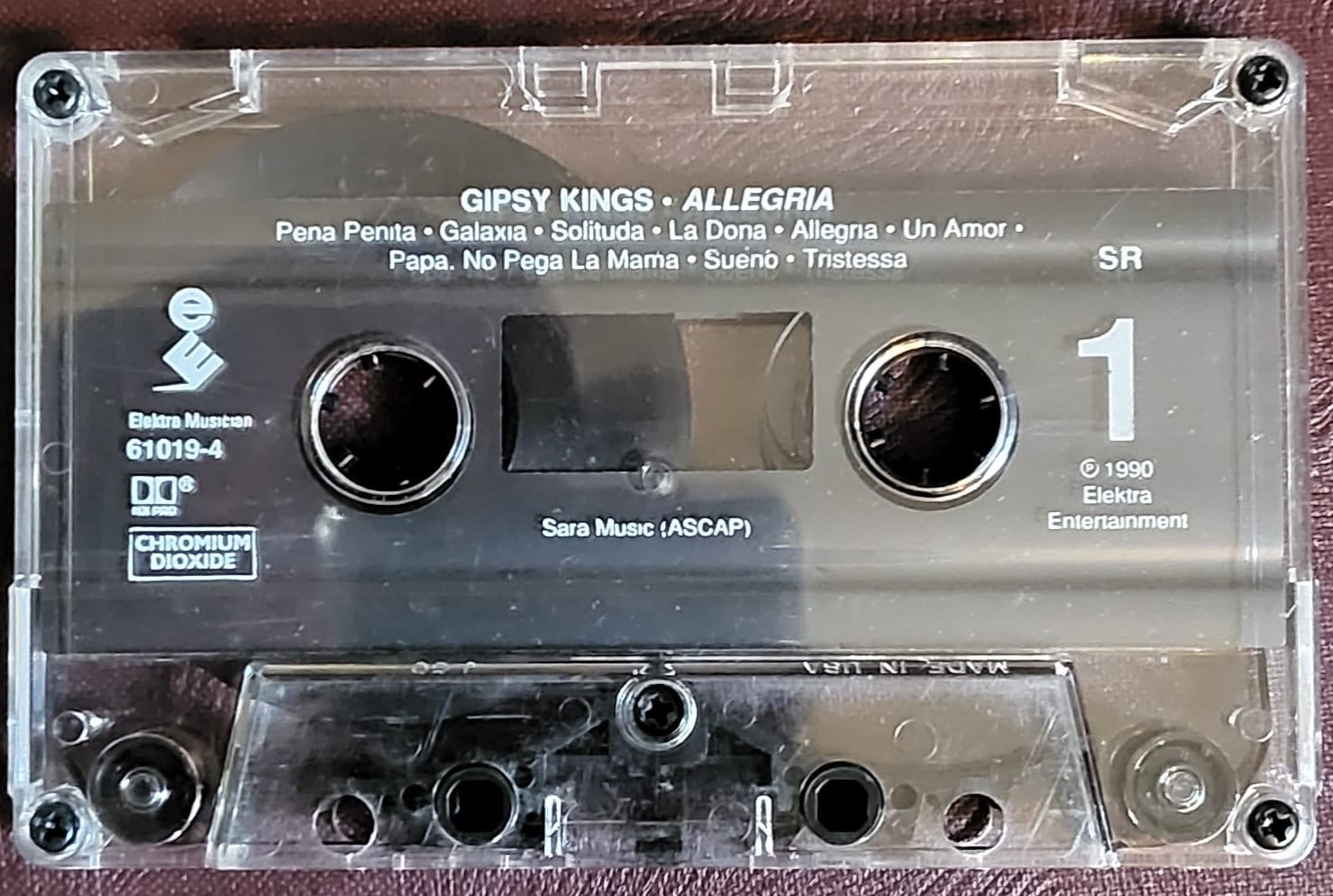 Allegria by Gipsy Kings［カセット］ Gipsy Kings - Allegria - 1990 Vintage Latin Flamenco Cassette Tape
