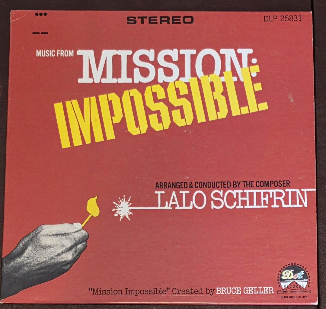 USオリジナルプロモ盤Lalo Schifrinレコード Lalo Schifrin : Music From Mission Impossible - 1967 Vintage