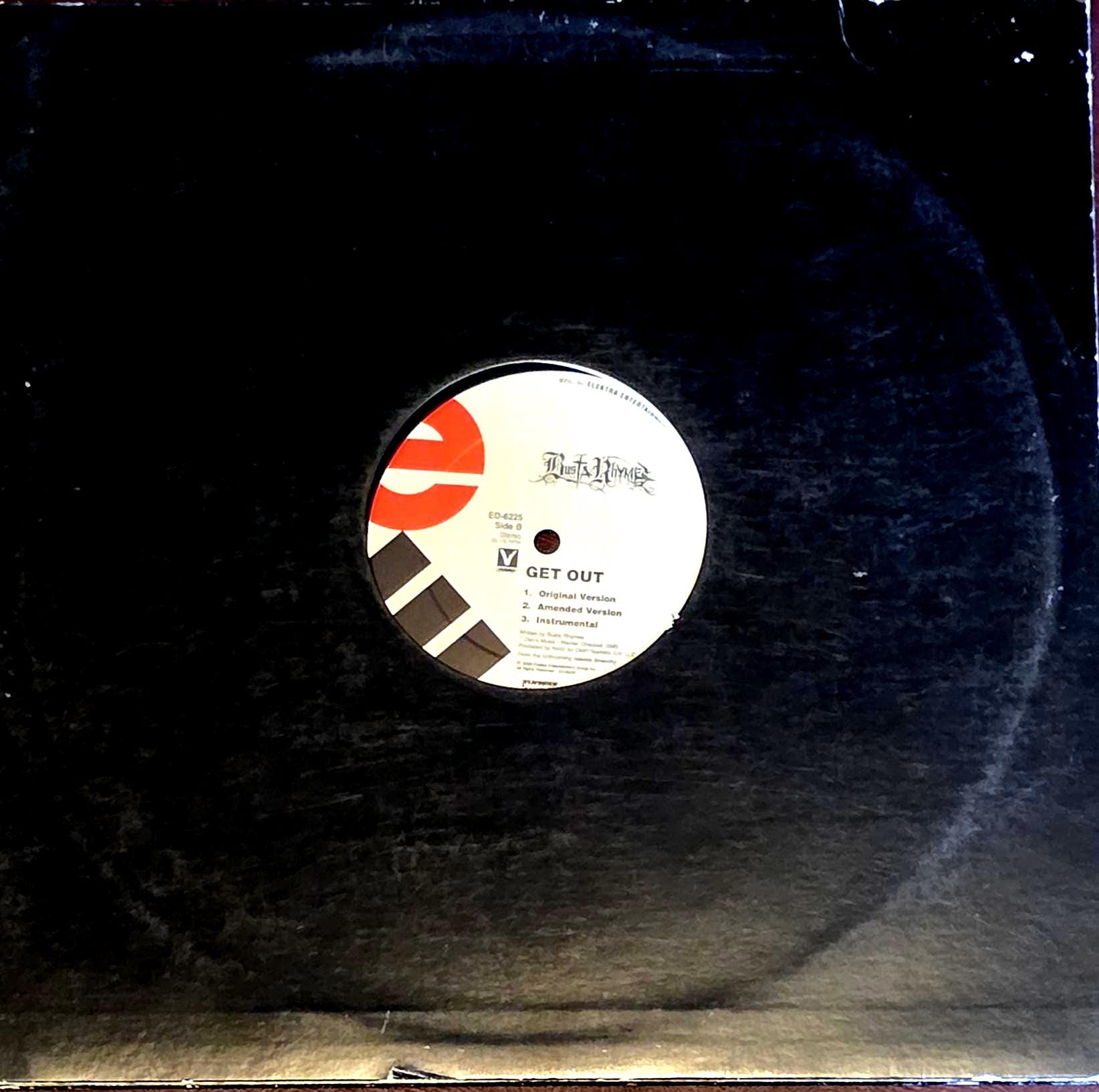 Busta Rhymes : Get Out - 2000 Vintage Rap Hip Hop Vinyl LP Record