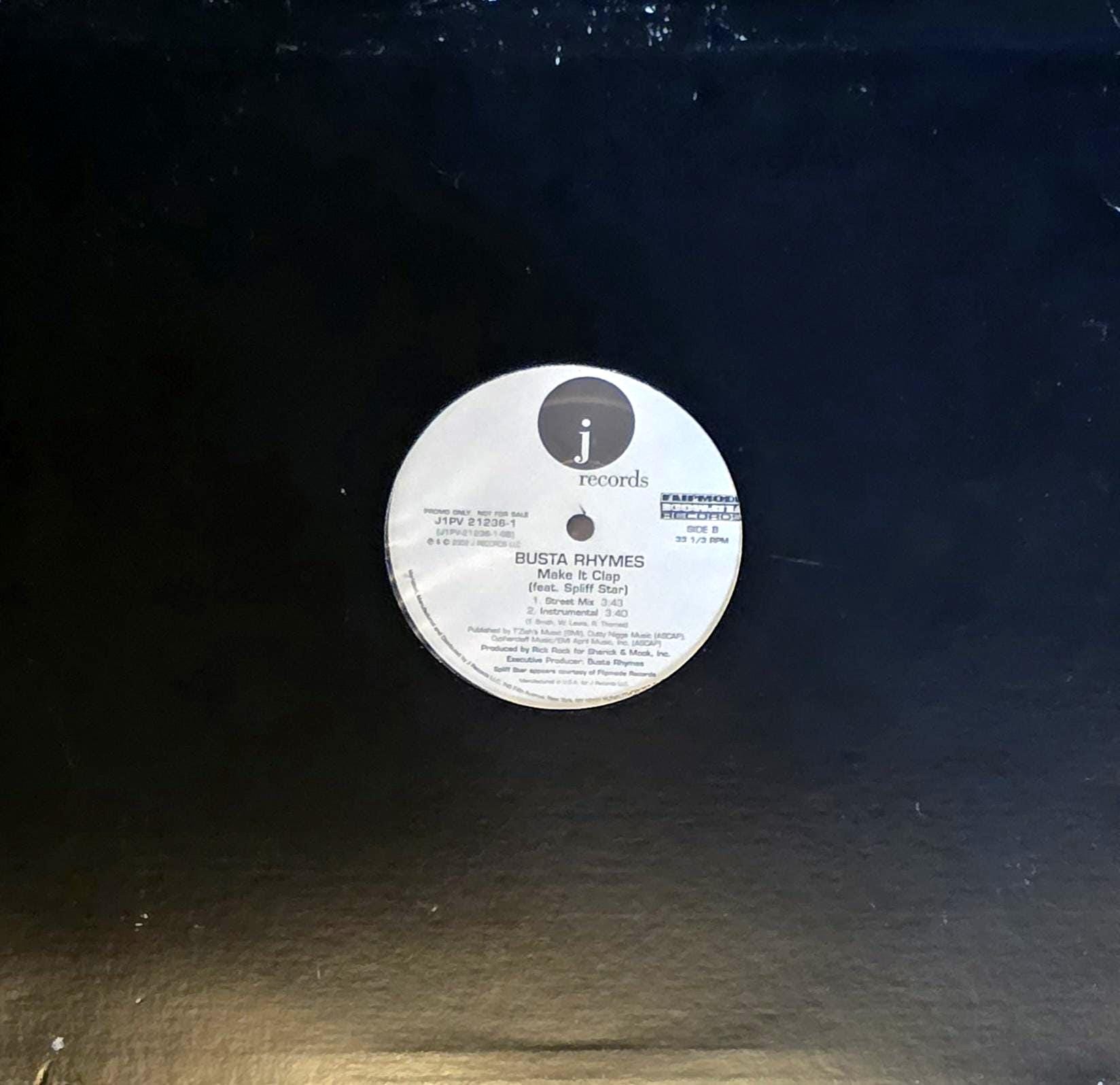 Busta Rhymes : Make It Clap - 2002 Rap Hip Hop Vinyl LP Record - Etsy