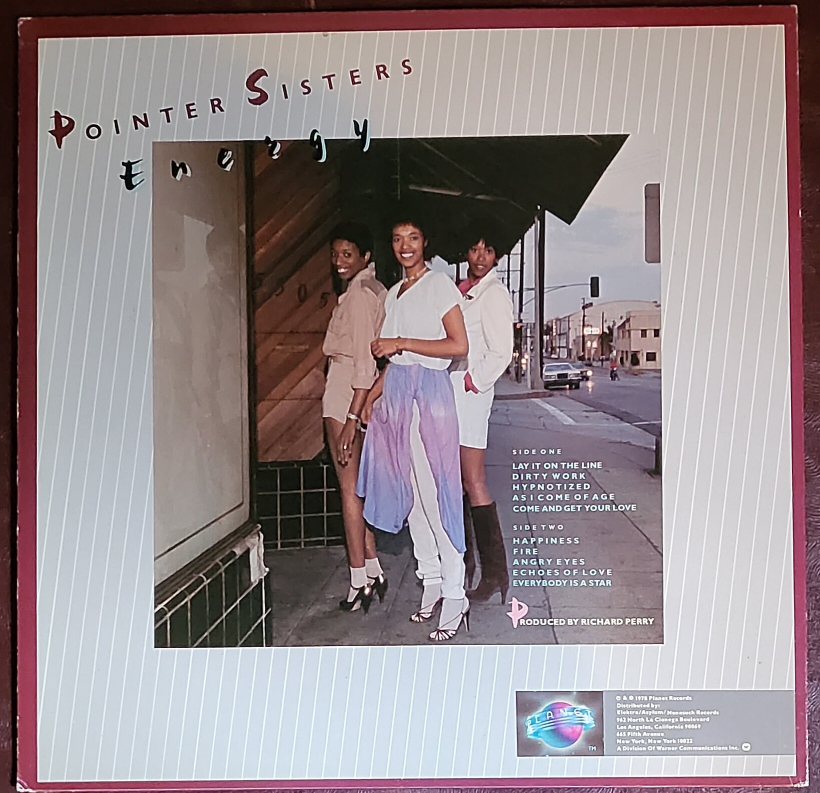 Pointer Sisters - Energy - 1978 Vintage Funk / Soul Vinyl - Planet
