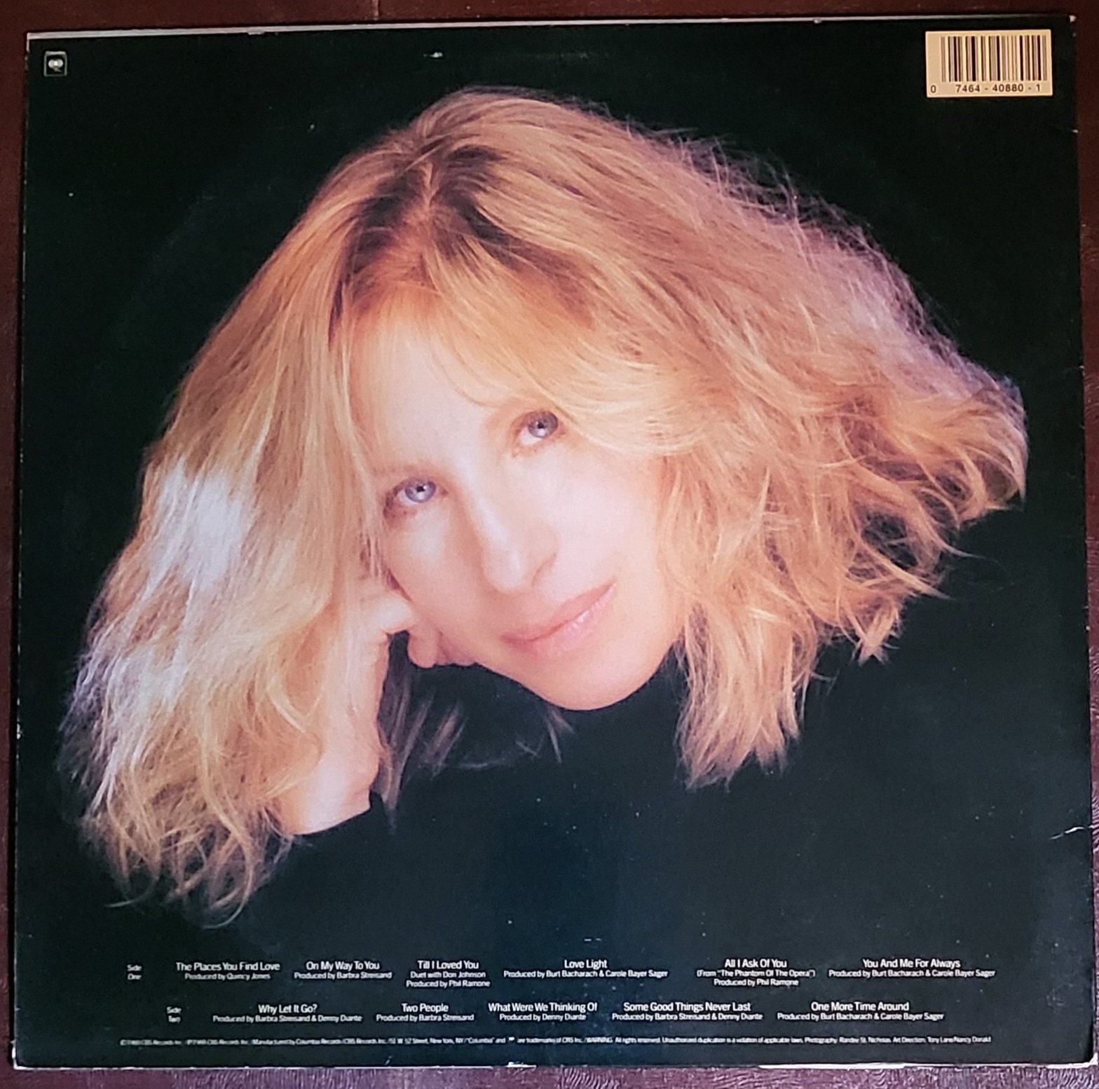 Barbra Streisand - Till I Loved You Vinyl LP - Columbia Records - Etsy