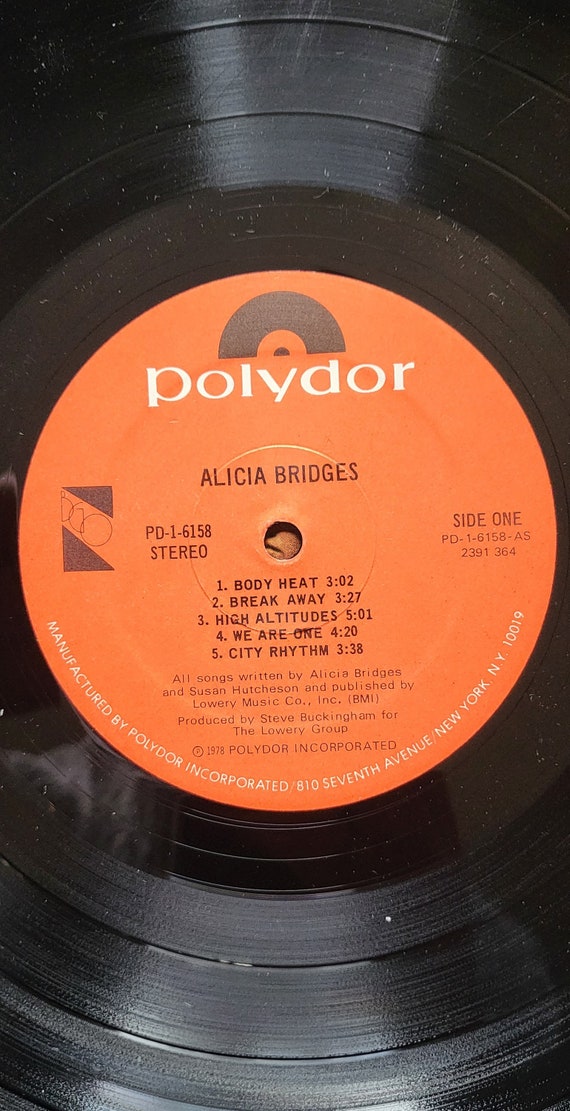 Alicia Bridges Vinyl LP: 1978 Funk Soul Disco Album - Etsy
