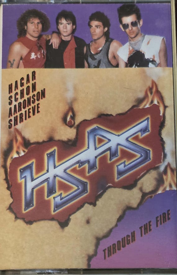 HSAS : Through the Fire - 1984 Classic Rock Cassette Tape - Etsy