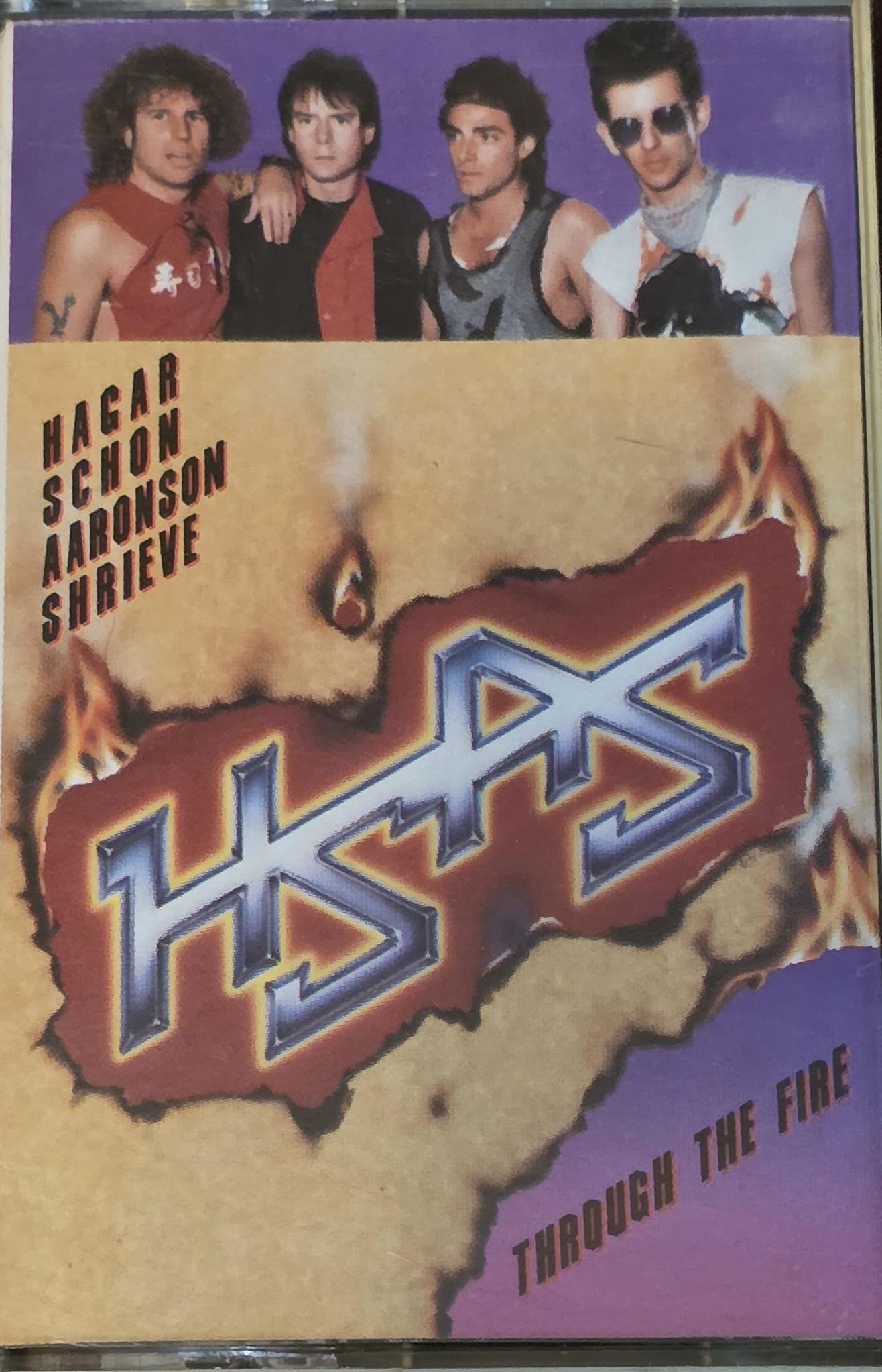 HSAS : Through the Fire - 1984 Classic Rock Cassette Tape - Etsy