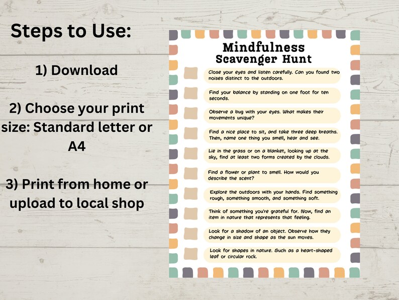 Fall Scavenger Hunt And Craft: Get Outside, Explore And Craft (Free Printable - View #9