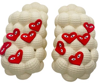 MASSAGE Bubble SLIDES W/ CHARMS u0026 Pins - Etsy Canada