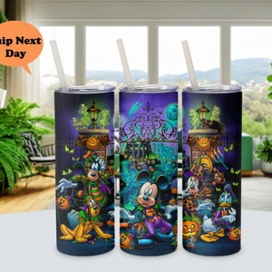 Disney Halloween Mickey Mouse Tumbler, Halloween Tumbler, Mickey Cup, Tumbler Gift, regalos de Halloween, copa para niños, copa Disney, fiesta de Halloween