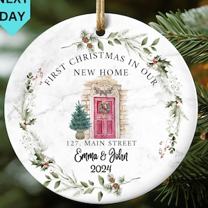 Custom New Home Ornament, First Christmas In Our New Home Ornament, New Home Christmas Ornament , First Home Ornament, First Christmas Home