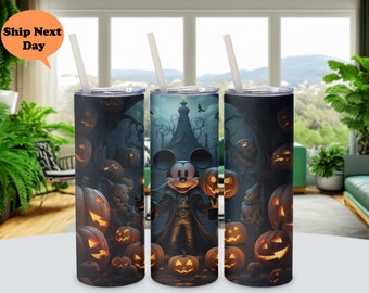 Halloween Mickey Mouse Kürbis Becher 20 Unzen Edelstahl Disney Kaffeetasse Geschenk