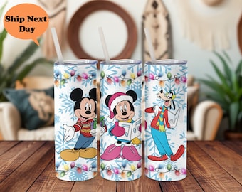 Disney Mickey and Friends Christmas Tumbler - Light-Up Holiday Design