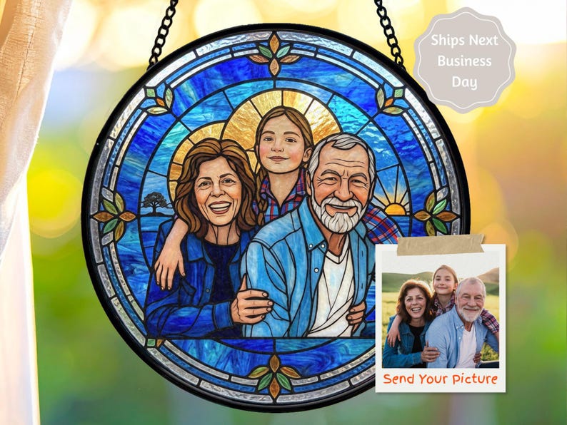 Photo Ornament Sun Catcher