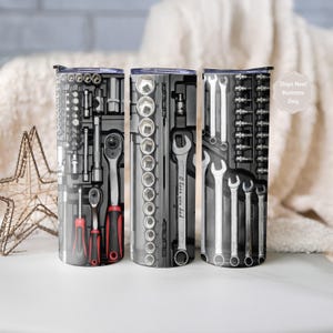 Bicchiere portautensili personalizzato da 20 once in acciaio inossidabile, regalo per papà tuttofare