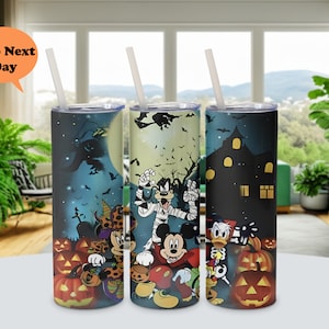 Vaso de Mickey y amigos de Halloween, Vaso de Disney de Halloween, Copa Mickey, Regalo de vaso, Regalos de Halloween, Copa para niños, Fiesta de Halloween de Disney