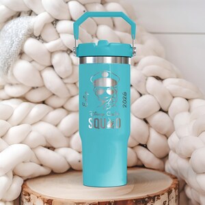 Vaso Disney Cruise Squad / Grabado láser de 887 ml / Winnie the Pooh, Stitch, Chip y Elsa / 5 colores imagen 14