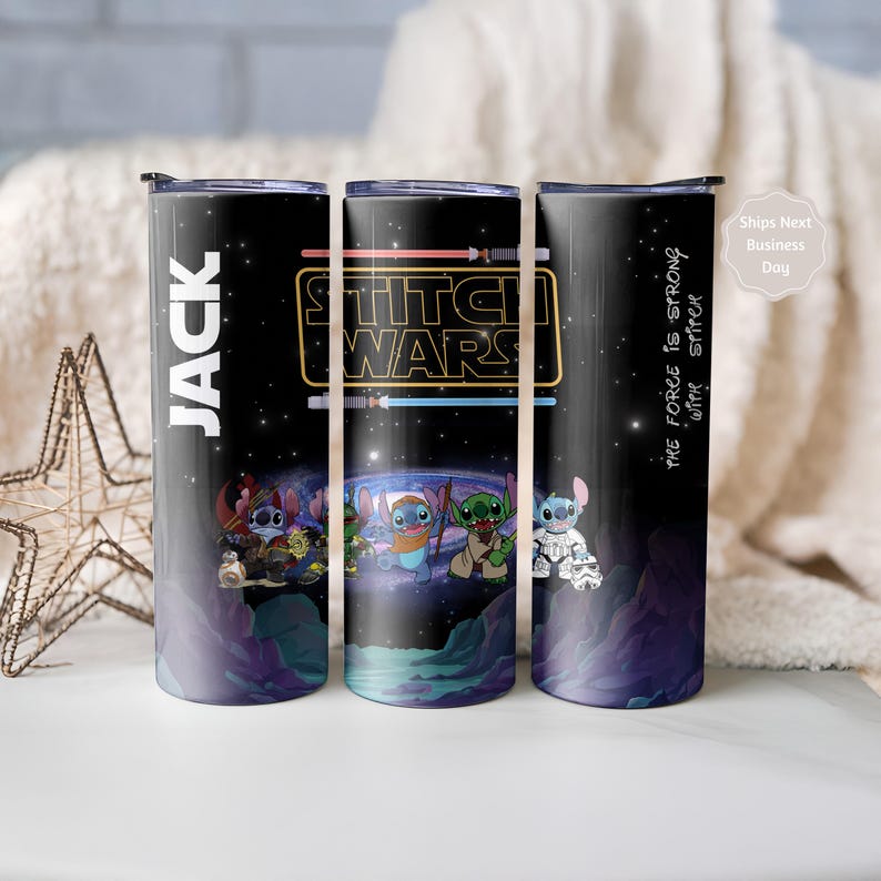Stitch Star Wars Tumbler 20oz
