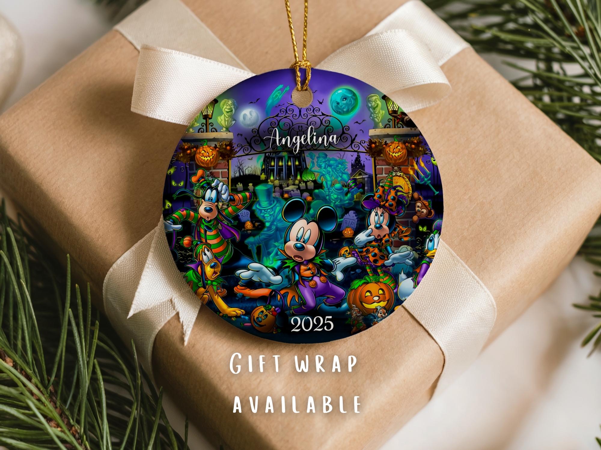 Personalized Disney Halloween Ornament 2025 – Custom Mickey